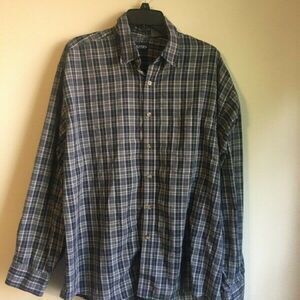 Puritan men's Large checkered shirt